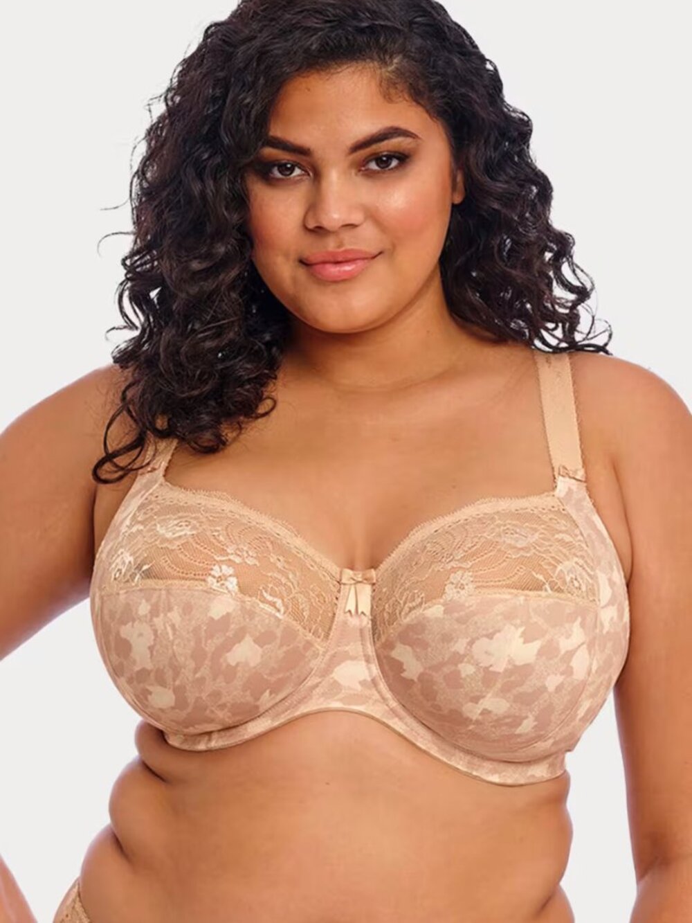 NWT New Elomi Morgan Side Support Bra In Almond Size 38G